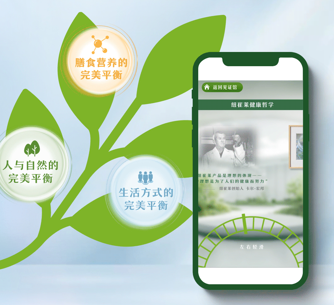 膳食营养的完美平衡

人与自然的完美平衡

生活方式的完美平衡

纽崔莱健康哲学