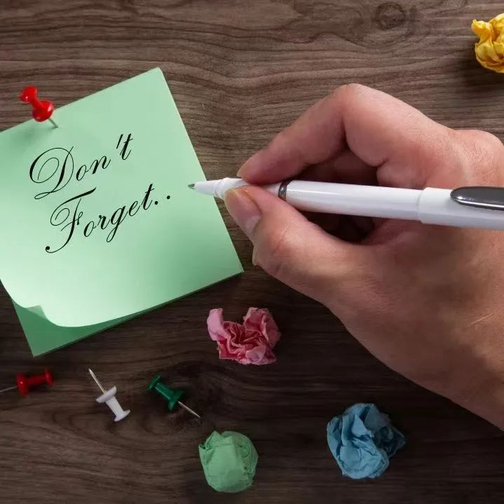 Don't Forget...