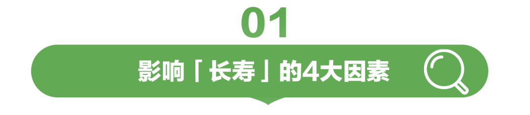 01  
影响「长寿」的4大因素