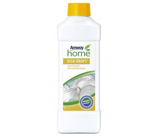 Amway
 home
 DISH DROPS
 Concentrated Dishwashing Liquid